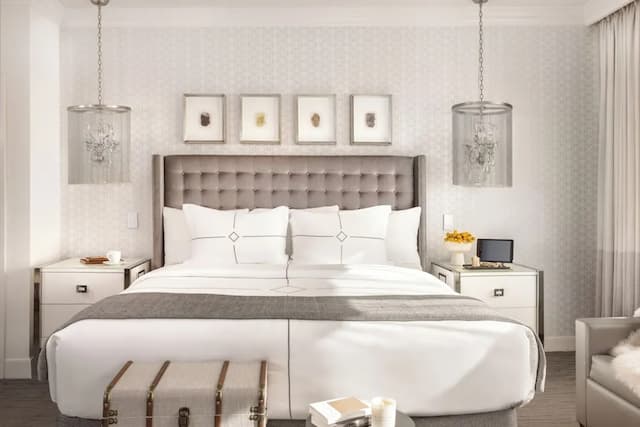 杭特里酒店-客房, 1 張特大雙人床-7