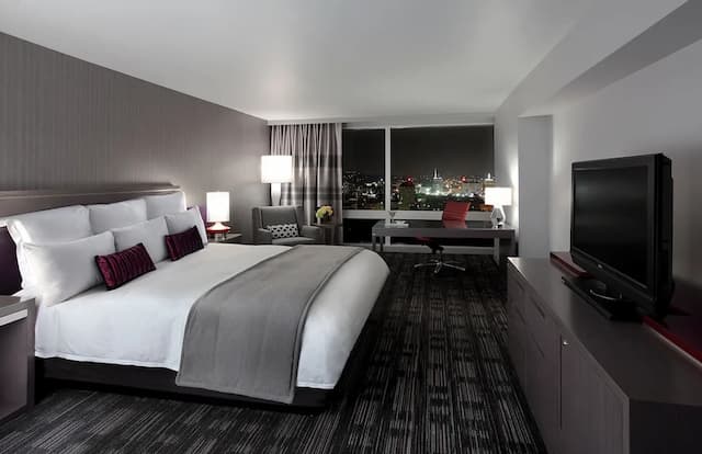 洛伊斯好萊塢飯店-客房, 1 張特大雙人床 (Skyline King)-3