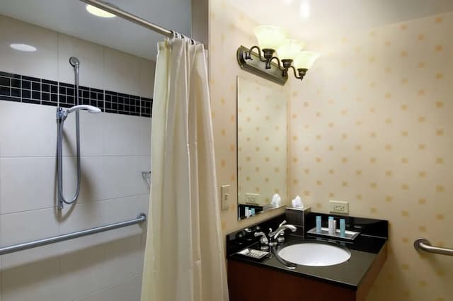 힐튼 시카고 오헤어 에어포트-패밀리 스위트, 킹사이즈침대 1개, 장애인 지원, 욕조-6