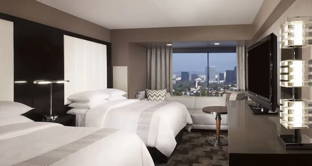 Beverly Hills Marriott-客房, 2 张双人床-2
