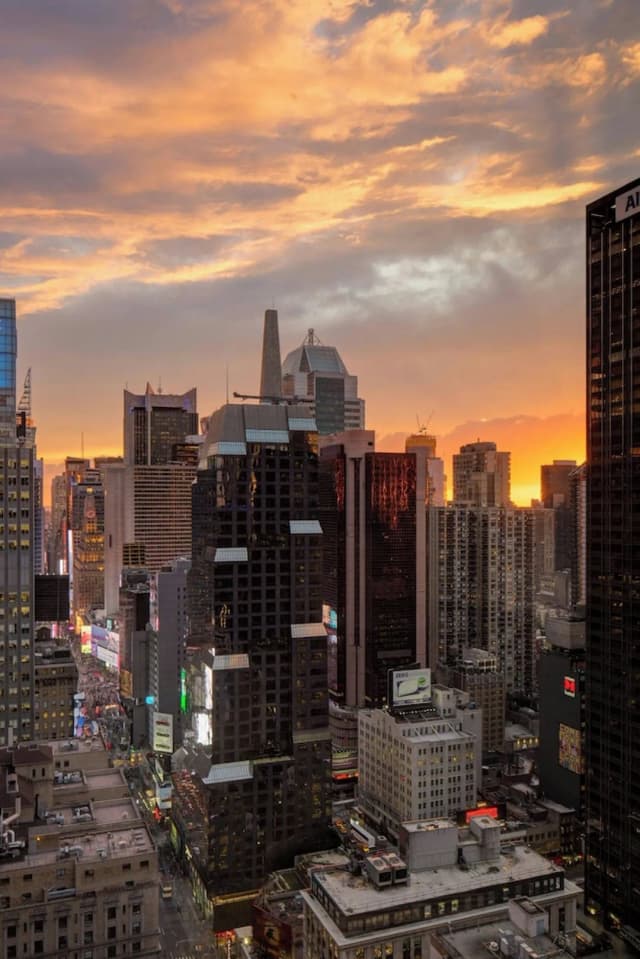 쉐라톤 뉴욕 타임스 스퀘어 호텔-프리미어룸, 킹사이즈침대 1개, 시내 전망-2