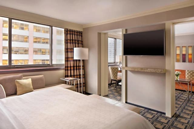 쉐라톤 뉴욕 타임스 스퀘어 호텔-이그제큐티브 스위트, 킹사이즈침대 1개 및 소파베드-3