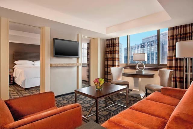 쉐라톤 뉴욕 타임스 스퀘어 호텔-이그제큐티브 스위트, 킹사이즈침대 1개 및 소파베드-1