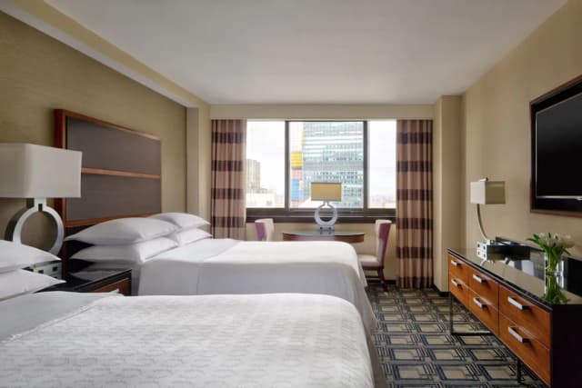 Sheraton New York Times Square Hotel-Traditional Room, 2 Double Beds (Mobility/Hearing Accessible, Tub)-1