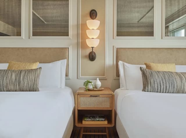 聖莫尼卡總督酒店-客房, 2 張標準雙人床, 海景-7