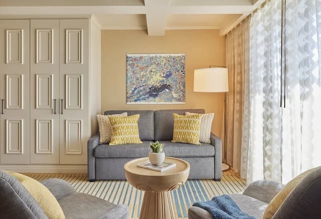 聖莫尼卡總督酒店-Mobility/Hearing Accessible Canary Partial Ocean View King, Roll-in Shower-3