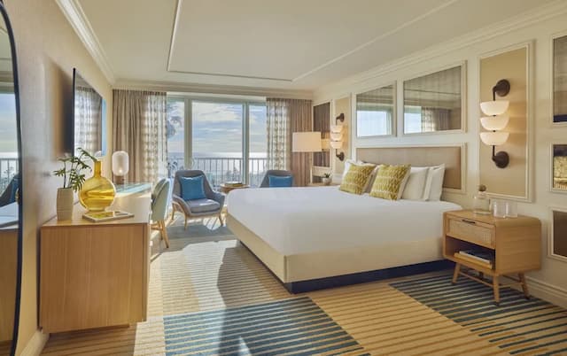 聖莫尼卡總督酒店-Mobility/Hearing Accessible Ocean View King, Tub-5