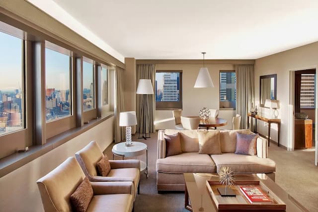 威斯汀紐約時報廣場酒店-套房, 1 間臥室, 河景-3