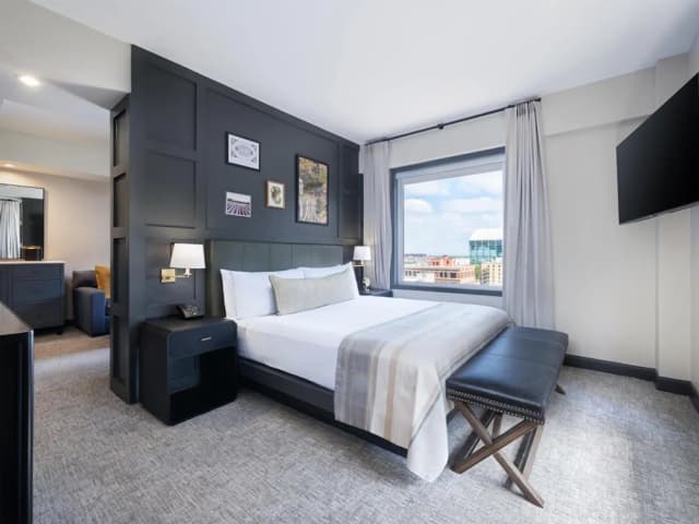 더 샘 휴스턴, 큐리오 컬렉션 바이 힐튼-스위트, 킹사이즈침대 1개, 금연-4