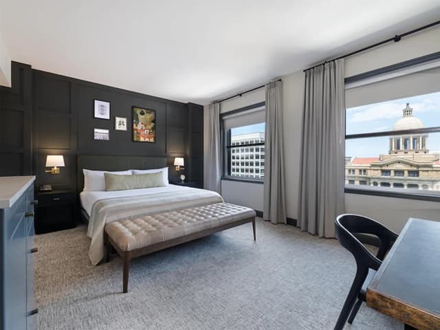 더 샘 휴스턴, 큐리오 컬렉션 바이 힐튼-디럭스룸, 킹사이즈침대 1개, 장애인 지원, 금연-5