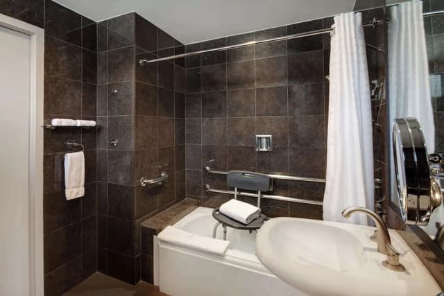 더 샘 휴스턴, 큐리오 컬렉션 바이 힐튼-룸, 킹사이즈침대 1개, 장애인 지원, 욕조-9