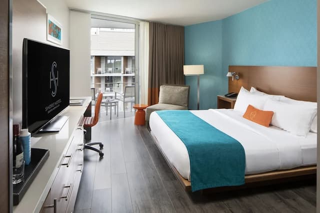 海岸酒店-客房, 1 張特大雙人床, 海景-1