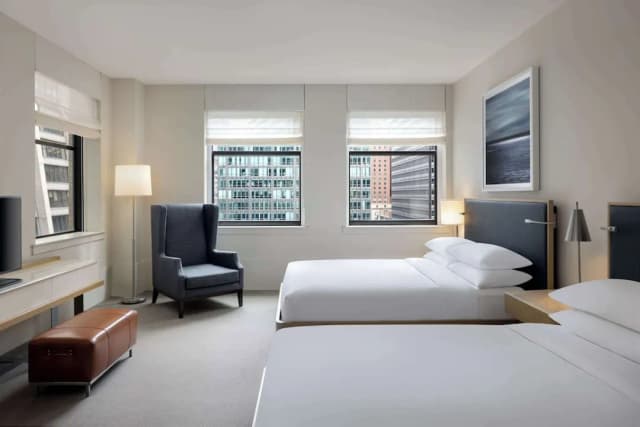 芝加哥洛普區凱悅尚萃酒店-豪華客房, 2 張加大雙人床-3