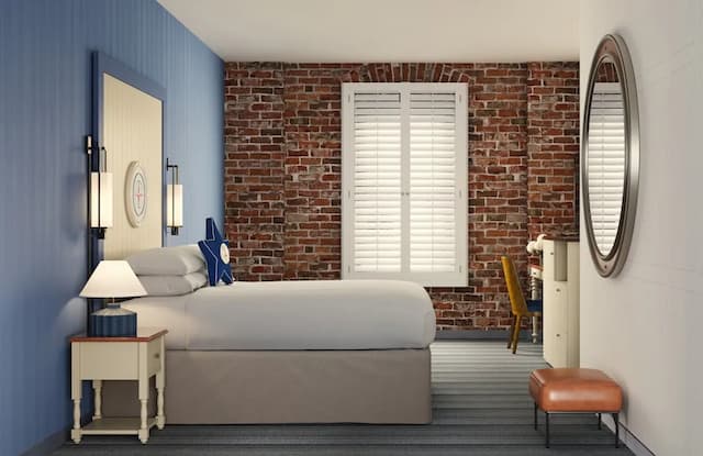 아고넛 호텔-룸, 킹사이즈침대 1개, 이동 약자 지원, 시내 전망 (Roll-In Shower)-1