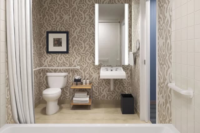 아고넛 호텔-디럭스룸, 퀸사이즈침대 2개, 장애인 지원 (Mobility)-8