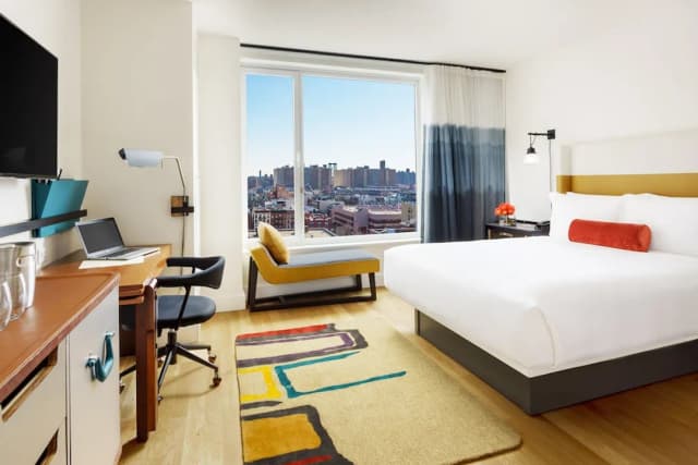 紐約下東區英迪格飯店 - IHG 旗下飯店-尊榮客房, 1 張加大雙人床, 城市景觀-5
