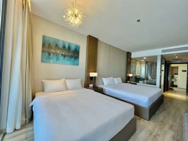 パノラマ ニャチャン セントラル コンドテル-ファミリー ルーム オーシャンビュー-3