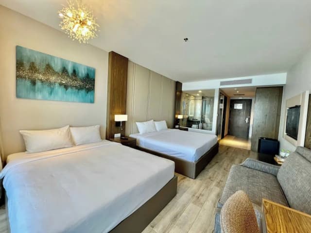 パノラマ ニャチャン セントラル コンドテル-ファミリー ルーム オーシャンビュー-2