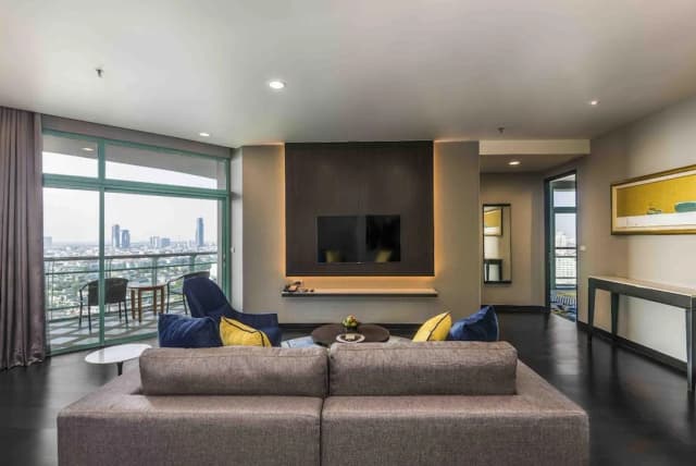 Chatrium Hotel Riverside Bangkok-Two Bedroom Suite City View-3