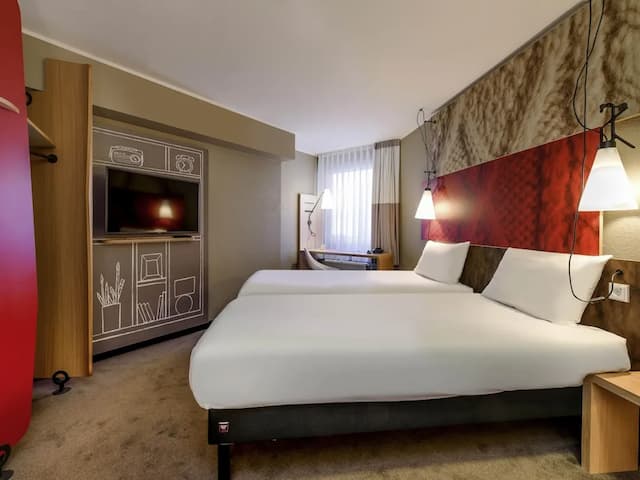 法蘭克福中心宜必思飯店-標準客房, 2 張單人床-3