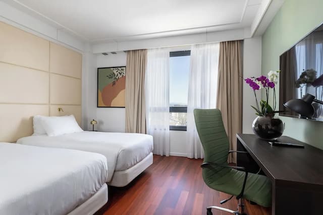 DoubleTree by Hilton Florence Metropole-Twin Room, City View-2