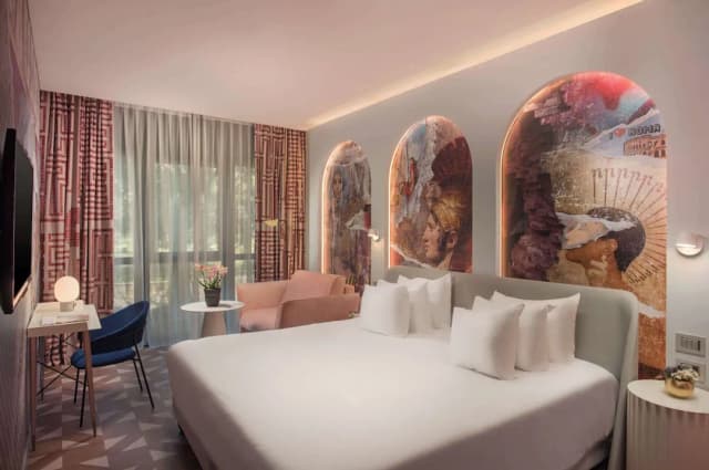 維托利奧威尼托喬利飯店 (羅馬)-尊榮客房 (nhow, Extra Large Extra Bed 3 Adults)-1