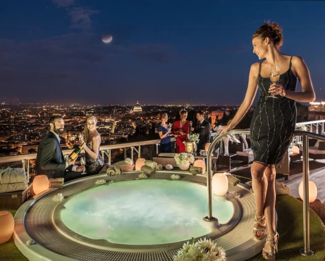 羅馬卡瓦利耶里 - 華爾道夫飯店-Signature Suite, 1 King Bed (Penthouse Suite, Spa-9