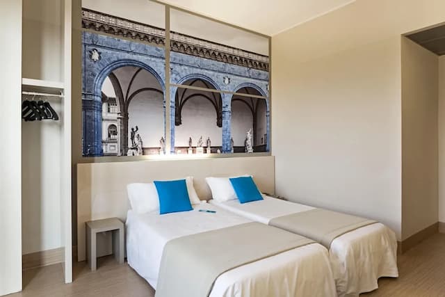 B&B ホテル フィレンツェ ノーボ パラッツォ ディ ジョスティージア-スタンダード ツインルーム 車いす対応 禁煙-3