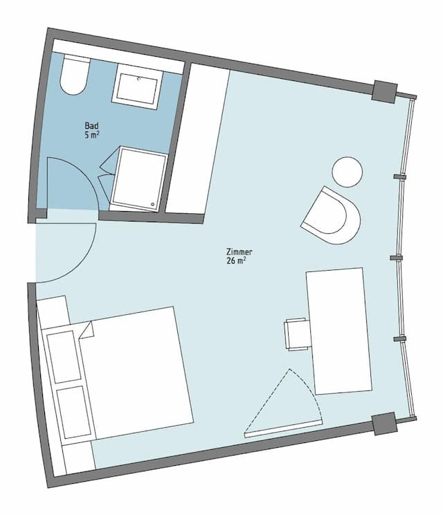 波爾席格涂爾姆酒店-豪華雙人房 (Plus)-5