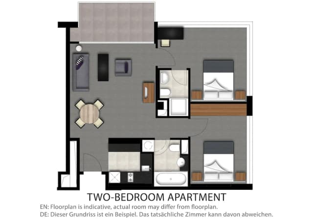 柏林查理檢查站阿迪納公寓飯店-公寓, 2 間臥室-10