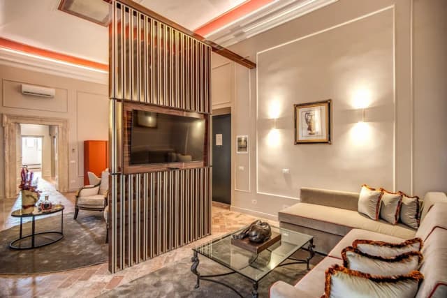 エイチ ボロミーニ パラッツォ パンフィーリ-ラグジュアリー スイート キングベッド 1 台ソファーベッド付き シティビュー-13