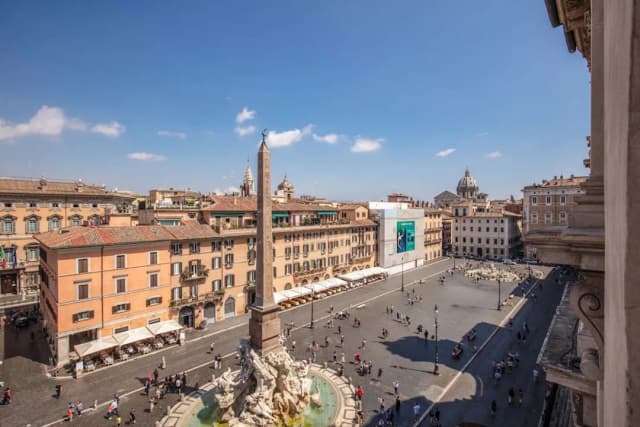 エイチ ボロミーニ パラッツォ パンフィーリ-ラグジュアリー スイート キングベッド 1 台ソファーベッド付き シティビュー-2