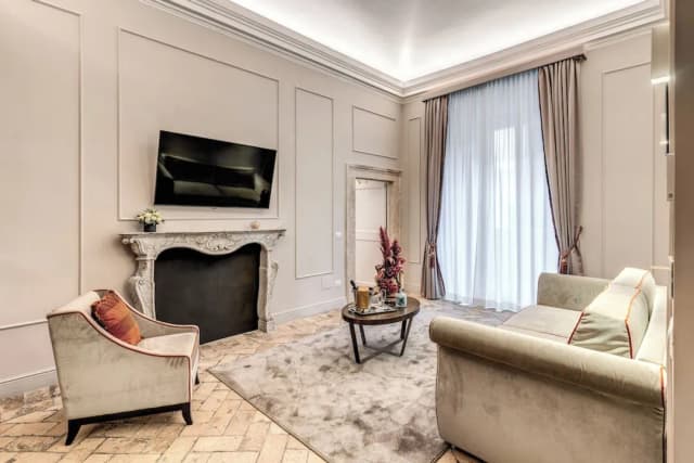 エイチ ボロミーニ パラッツォ パンフィーリ-デラックス スイート キングベッド 1 台ソファーベッド付き-13