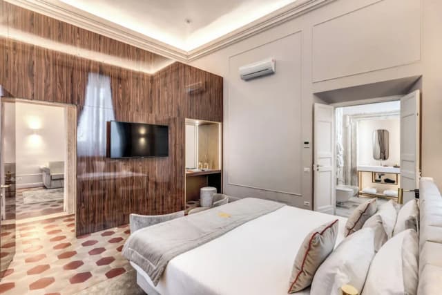 エイチ ボロミーニ パラッツォ パンフィーリ-デラックス スイート キングベッド 1 台ソファーベッド付き-7