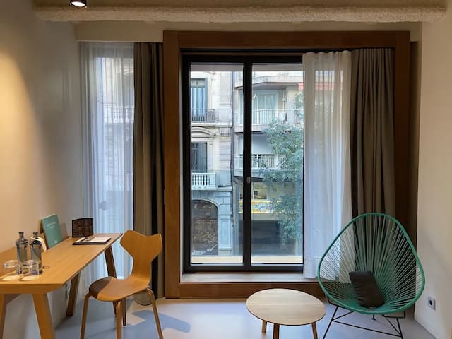 Ohla Eixample-高级双人房-5