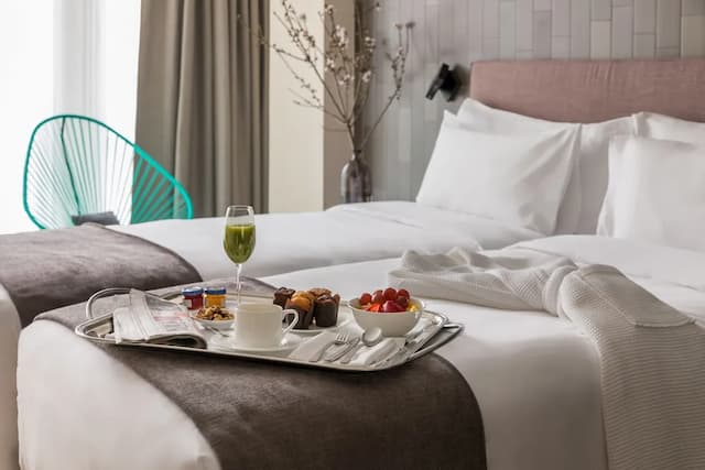 Ohla Eixample-高级双床房-4