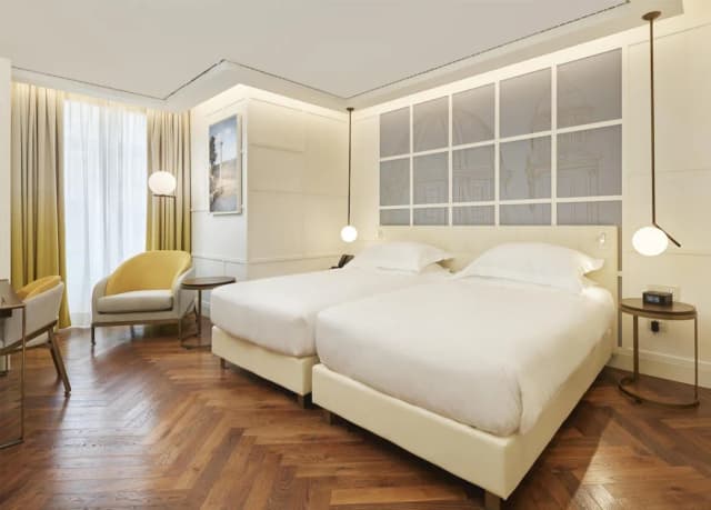 힐튼 큐리오 컬렉션, 드 보나르트 나폴리-슈피리어룸, 싱글침대 2개-8