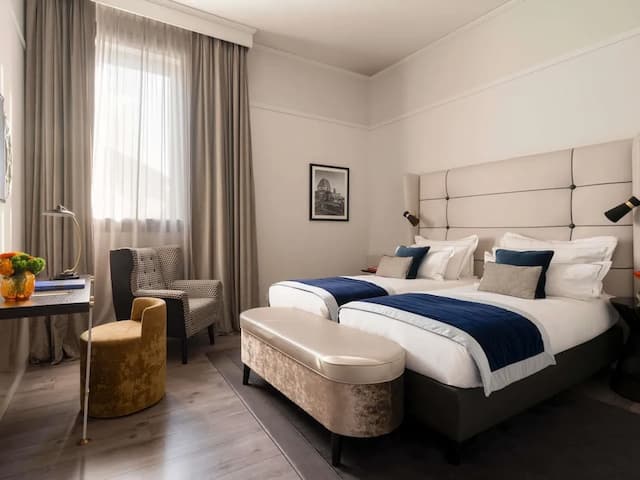 瑟雷塔尼美憬閣酒店-高級客房, 2 張單人床-3