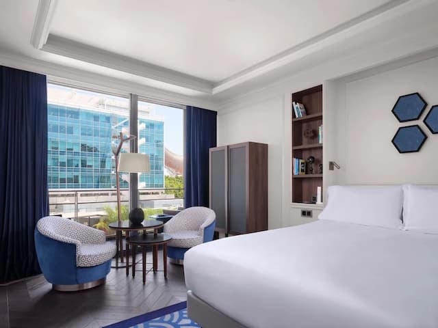 Sofitel Barcelona Skipper-Luxury Room, 1 Queen Bed, Balcony (Garden view)-12