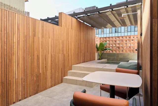 Catalonia Ramblas-高级双人房（单人入住）, 露台 (and private pool)-7