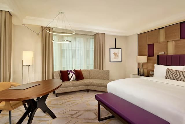 柏林麗思卡爾頓飯店-豪華客房, 1 張特大雙人床, 邊間-1