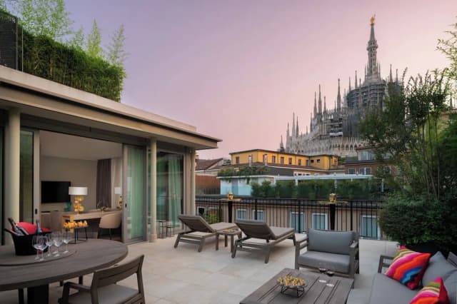 로사 그랜드 밀라노 - 스타호텔스 콜레지오네-Duomo Terrace Penthouse One Bedroom-11