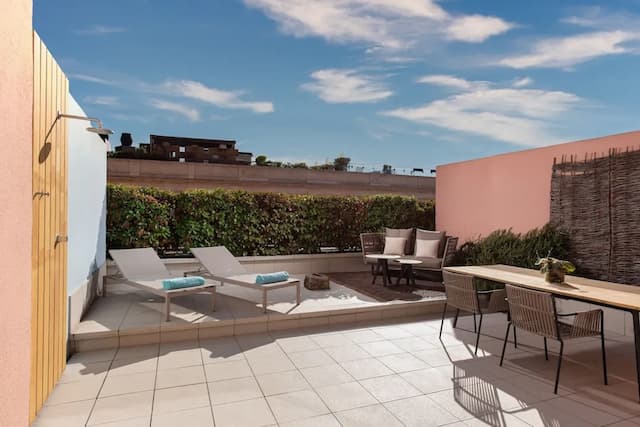 巴塞隆納艾美飯店-頂級套房, 1 張特大雙人床, 露台-4