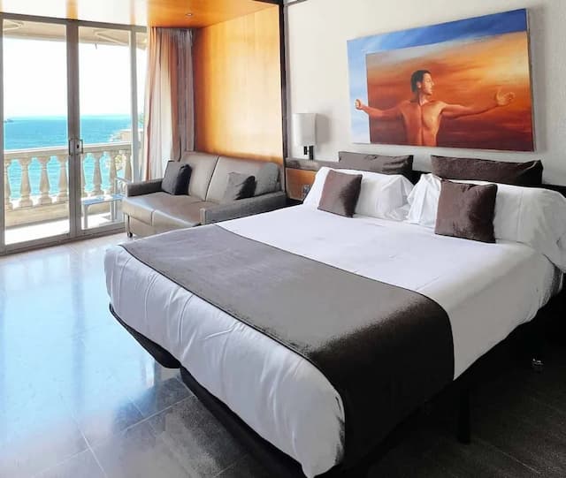 巴塞隆拿埃斯特拉酒店-豪華雙人或雙床房, 露台, 海景-9