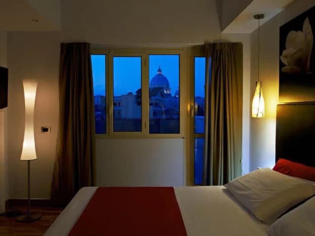 ホテル グラヴィーナ サン ピエトロ-スタンダード ダブルルーム (Vatican view)-4