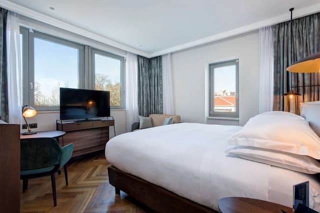 더블트리 바이 힐튼 로마 몬티-디럭스룸, 킹사이즈침대 1개-1