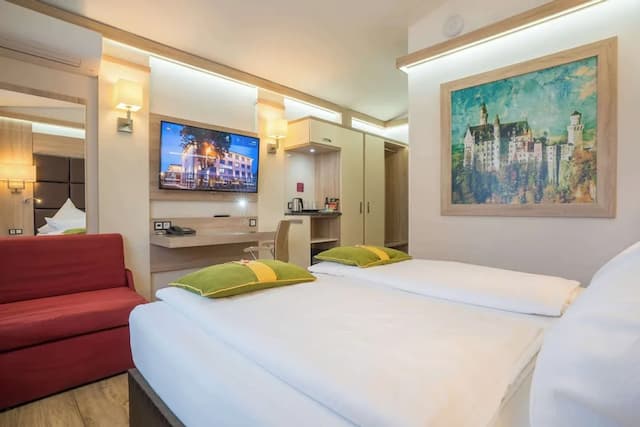 ベストウェスタン プラス ホテル フュッセン-スタンダード ルーム シングルベッド 2 台-3