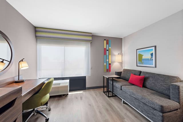 加利福尼亞洛杉磯機場歡朋飯店-客房, 1 張特大雙人床 (Hearing)-3