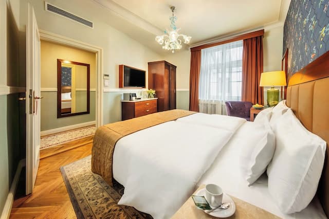 에스플라나데 호텔 프라하-디럭스 더블룸 또는 트윈룸-4