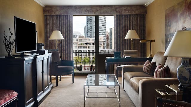 ウェッジウッド ホテル & スパ-デラックス スイート キングベッド 1 台 シティビュー-4